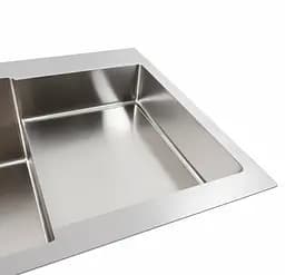 Кухонна мийка Platinum HANDMADE 78*50С L (SP000041295) - мініатюра 6