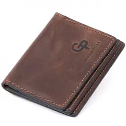 Стильная мужская обложка на права из кожи GRANDE PELLE 10х8х1,5 см acs0024455