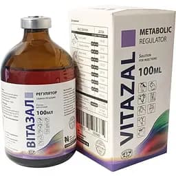Розчин для ін'єкцій Укрзооветпромпостач Вітазал при порушеннях обміну речовин 100 мл