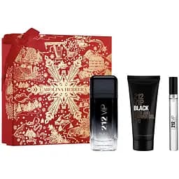 Набір Carolina Herrera 212 VIP Black 100 мл парфумована вода 100 мл гель для душу 10 мл міні