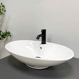 Умивальник VBI Carovilli white накладний VBI-015504, Білий - мініатюра 2