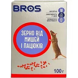 Родентицид Bros от мышей и крыс зерно 100 г (182818)
