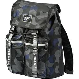 Рюкзак молодіжний Yes T-71 Double up, чорний з синім (558362)