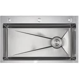 Кухонная мойка встроенная Lidz Handmade H7545 Decor Honeycomb 3,0/1,0 мм LDH7545DEC48372