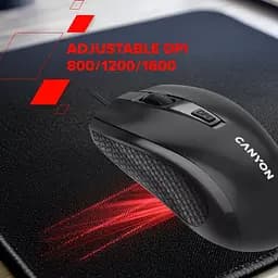 Мишка Canyon M-4 USB Black (CNE-CMS4) - мініатюра 5