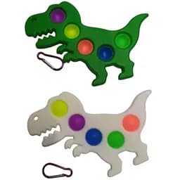 Іграшка Симпл Дімпл Динозавр антистрес 12x19 см 5 пупирок