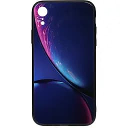 Чохол-накладка Toto Print Glass Space Case Apple iPhone XR Blue
