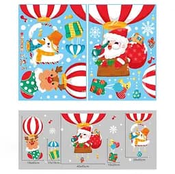 Набір новорічних наклейок на вікно Happy New Year 1 13800 50×70 см 1 аркуш
