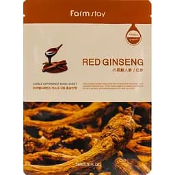 Маска для обличчя FarmStay Visible Difference з екстрактом женьшеню 23 мл