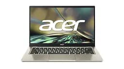 Ноутбук Acer Swift 3 SF314-512 14' FHD IPS, Intel i7-1260P, 16GB, F1TB, UMA, Lin, золотистий (NX.K7NEU.00J)