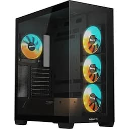 Корпус Gigabyte C500 Panoramic Stealth Black (GB-C500P ST) [146757]