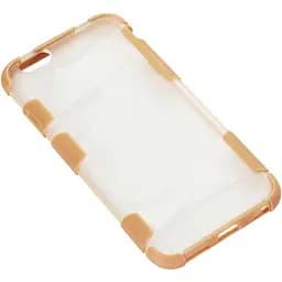 Чохол-накладка Toto TPU+PC+PU case iPhone 6/6s Gold - мініатюра 2