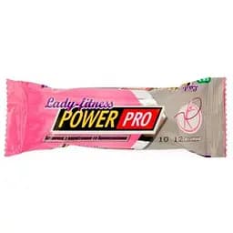 Батончик Power Pro Protein Bar Lady Fitness 25% Goji berries are flaxseed 20 шт. x 50 г