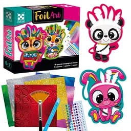 Набор для творчества Foil Art Кормящие индейцы, Vladi Toys, VT4433-09