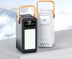 Портативний зовнішній акумулятор Bilintong 80000mAh Power Bank + Led лампа - мініатюра 4