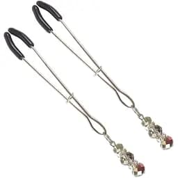 Затискач для сосків Art of Sex - Nipple Clamps Lovely, Сірий