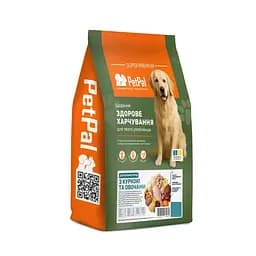 Cухий корм PetPal для дорослих собак великих порід з куркою та овочами, 3,5 кг