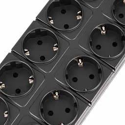 Сетевой фильтр-удлинитель 2E SP-10M-3USB-BK 3м, 10xТипF, 16A, 3xUSB-A, 1xUSB-C - мініатюра 5