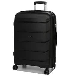 Валіза середня M поліпропілен Airtex 646 80л 67,5×47×26см Чорний