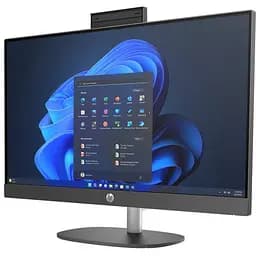 Комп'ютер персональний моноблок HP 245-G10 23.8' FHD IPS AG AMD R3-7320U 8GB F512GB UMA WiFi 2р DOS чорний (8T2S7ES) - мініатюра 2