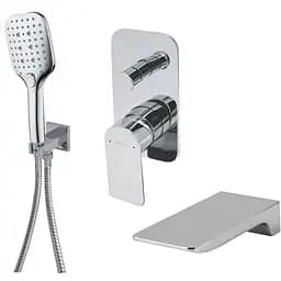 Смеситель для ванны встроенный Topaz Sardinia TS 08222-H20 хром (27744)