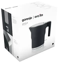 Електрочайник Gorenje 1.5 л з подвійними стінками чорний матовий kuh0015345 - мініатюра 7