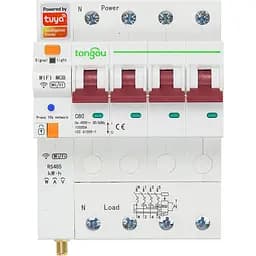 Розумний 4-полюсний перемикач Tuya Wi-Fi, RS485, 63A