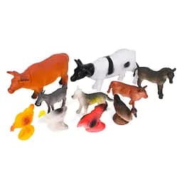 Игровой набор фигурок Bambi Домашние животные Н641-2, 10 штук в комплекте