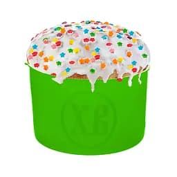 Силіконова форма для випікання паски та пасок (паски) 1.75 л, A-plus Салатовий 86279