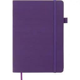 Блокнот діловий Buromax Color Tunes А5 96 арк. в клітинку обкладинка зі штучної шкіри фіолетовий (BM.295100-07)