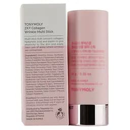 Стік для обличчя Tony Moly 2x Collagen Wrinkle Multi Stick, з колагеном, 10 г - мініатюра 2