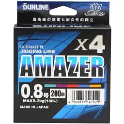 Шнур Sunline SM Amazer X4 200m (multicolor) #0.6 14lb/6.4kg