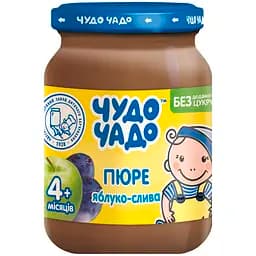 Упаковка пюре Чудо-чадо Яблуко та слива з цукром 1.02 кг (170 г х 6 шт.) - мініатюра 2