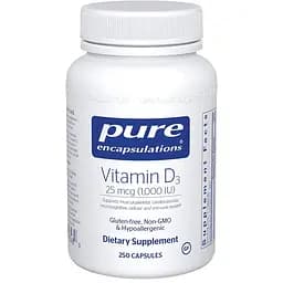 Витамин Pure Encapsulations Vitamin D3 Pure Encapsulations 250 капсул