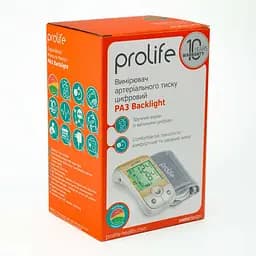 Тонометр ProLife PA3 Backlight AFIB автоматичний на плече з адаптером