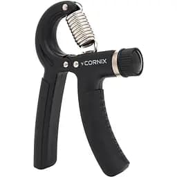 Еспандер кістьовий Cornix 5-60 кг з регульованим навантаженням XR-0145 Black