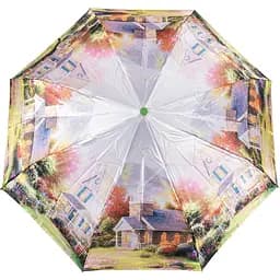 Жіноча складана парасолька напівавтомат Magic Rain 101 см різнобарвна