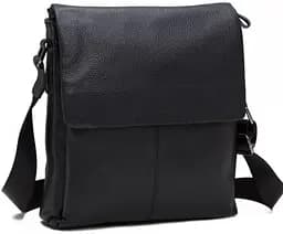 Сумка чоловіча з натуральної шкіри Tiding Bag чорна (SA25F-8871A)