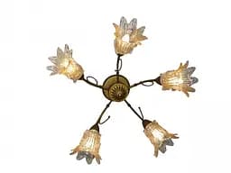 Люстра потолочная Brille флористика E27 60W PB (BR-913C/5)