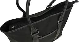 Коттонова дорожня сумка 40L Weekender чорна 55х35х24 см LS sum0028898 - мініатюра 9
