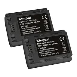 2-Pack KingMa Sony NP-FZ100 комплект из 2 аккумуляторов