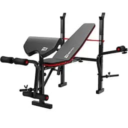 Набір Elitum Titan 109кг з лавою HS-1055 Pro, штангою та гантелями - мініатюра 8