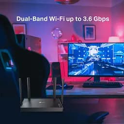 Бездротовий маршрутизатор TP-Link Archer BE220 BE3600 (7224943) - мініатюра 2