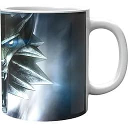 Кружка GeekLand The Witcher Wolf біла