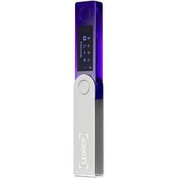 Апаратний криптогаманець Ledger Nano X Onyx Cosmic Purple - мініатюра 2