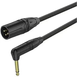 Мікрофонний аудіо кабель Roxtone Jack 6.3 mono - XLR Male GMX-J270-L5 5м