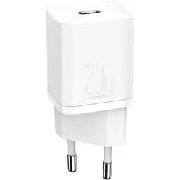 Мережевий зарядний пристрій Baseus Super Si 1Type-C 20W CCSUP-B02 White