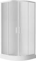 Душевая кабина Eger Tisza 90x90 без поддона стекло Zuzmara 599-021/1, матовый, белый