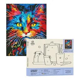 Набір з алмазною мозаїкою "Яскравий кіт" 40*50 см, IDEA2-CK6546, ТМ "99IDEAS"