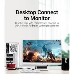 Кабель Vention DVI-VGA 3 м (EACBI) - мініатюра 9